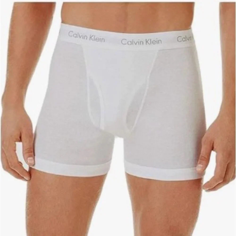 NNT 3 x calvin Klein essential comfortable logo stretch cotton boxer shorts S